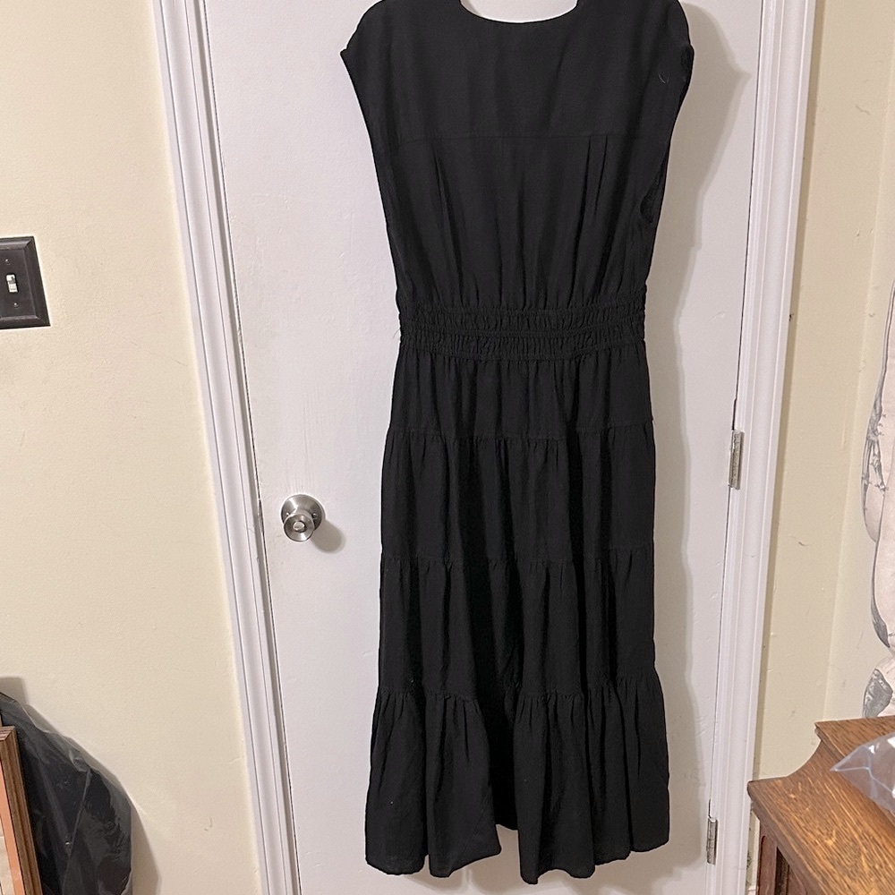 Nicole Miller Black Mid-Maxi Dress - Picture 3 of 4